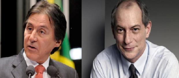 Ciro e Eunício trocam insultos e acusações Ciro e Eunício trocam insultos e acusações