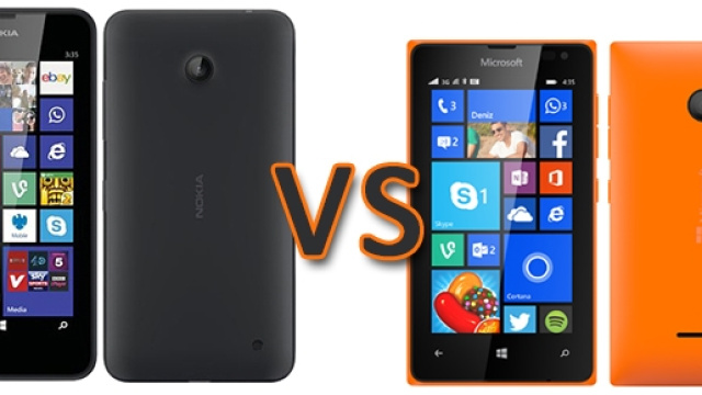 Nokia Lumia 635 vs Microsoft Lumia 435