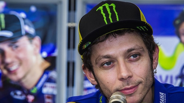Valentino Rossi in conferenza stampa