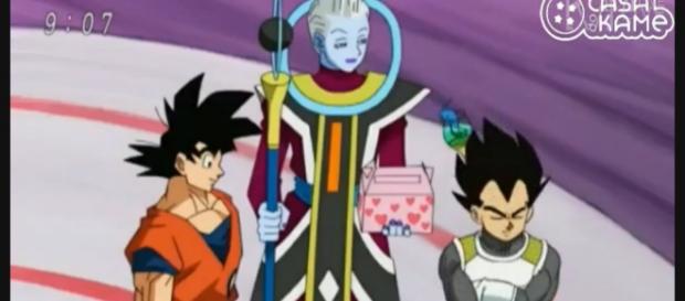 Goku recien llegado al planeta de Bills Goku recien llegado al planeta de Bills