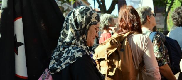 Mujer apoyando el 7N / Sofía Román Mujer apoyando el 7N / Sofía Román
