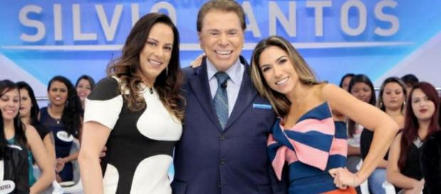Silvio Santos diz que Silvia Abravanel parece tia Silvio Santos diz que Silvia Abravanel parece tia