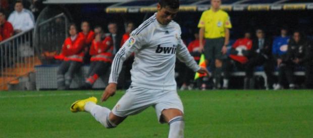 Cristiano Ronaldo en un lanzamiento Cristiano Ronaldo en un lanzamiento