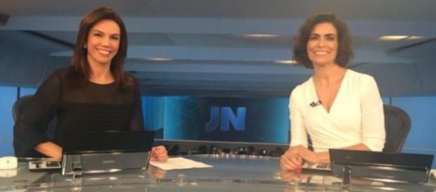 Duas mulheres apresentam o JN sem motivo especial Duas mulheres apresentam o JN sem motivo especial