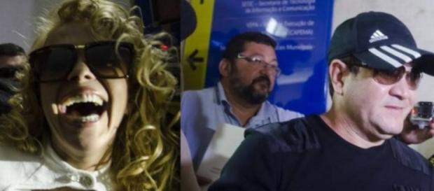 Joelma dá gargalhadas após assinar divórcio Joelma dá gargalhadas após assinar divórcio