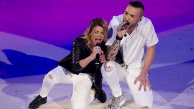 Emma Marrone e Mattia Briga duetto.