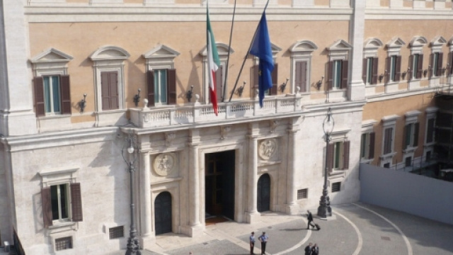 Veduta esterna Palazzo Montecitorio