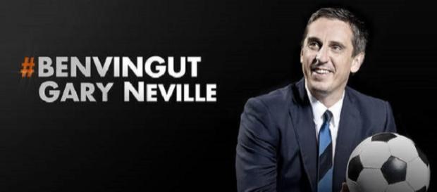 Neville, nuevo entrenador. Foto: ValenciaCF Neville, nuevo entrenador. Foto: ValenciaCF