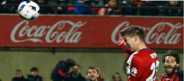 Remate de Vietto en el 36' para poner el 1-1. Remate de Vietto en el 36' para poner el 1-1.