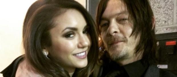 TVD Nina Dobrev und TWD Norman Reedus. TVD Nina Dobrev und TWD Norman Reedus.