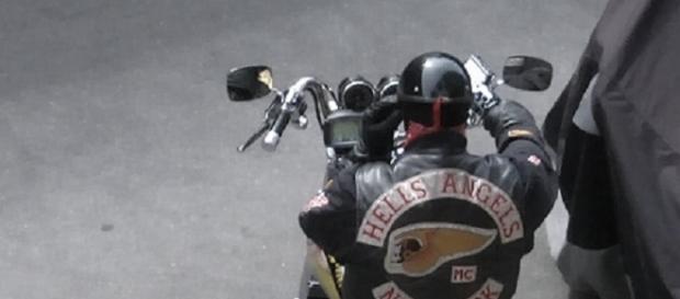 Ein Hells Angels-Mitglied aus New York Ein Hells Angels-Mitglied aus New York
