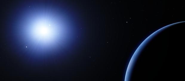 Hipotético Planeta X, en el simulador SpaceEngine Hipotético Planeta X, en el simulador SpaceEngine