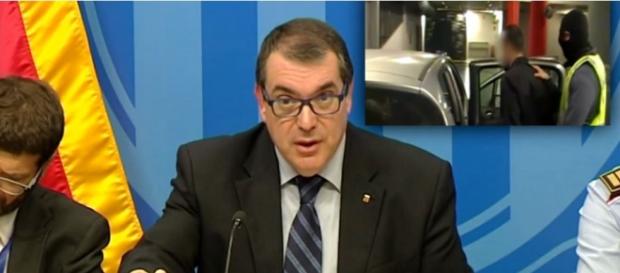 Jordi Jané en la rueda de prensa del viernes Jordi Jané en la rueda de prensa del viernes