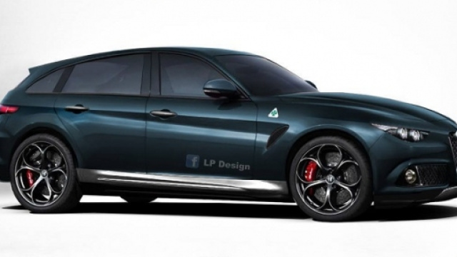Alfa Romeo Suv nel render di LP Design