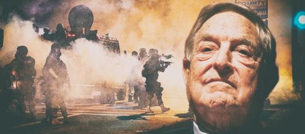 George Soros w świetle swojego majestatu. George Soros w świetle swojego majestatu.