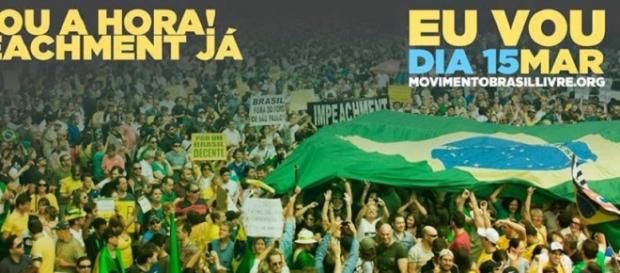 Grupo organiza ato pró-impeachment de Dilma Grupo organiza ato pró-impeachment de Dilma