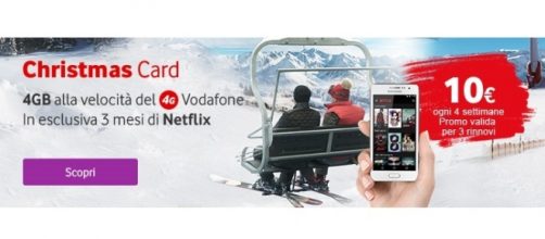 Offerta Vodafone Christmas Card 2015