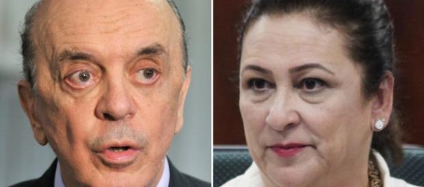 Kátia Abreu jogou vinho por causa de comentário Kátia Abreu jogou vinho por causa de comentário