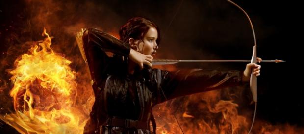 Katniss Everdeen, protagonista de la saga. Katniss Everdeen, protagonista de la saga.