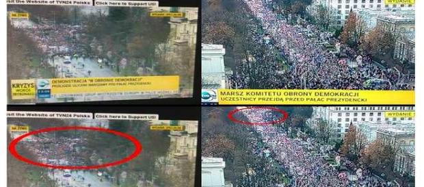 Manipulacje przy zdjęciu z marszu 12.12.2015 Manipulacje przy zdjęciu z marszu 12.12.2015