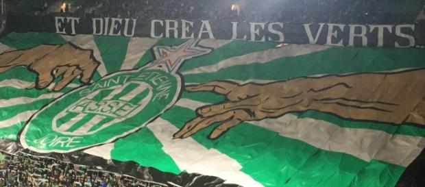 Scenografia tifosi Saint Ètienne Scenografia tifosi Saint Ètienne