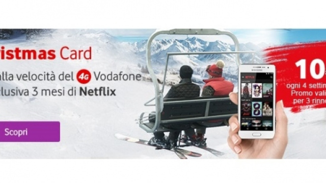 Offerta Vodafone Christmas Card 2015