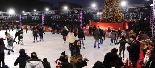 Milano, pattinare sul ghiaccio a Natale
