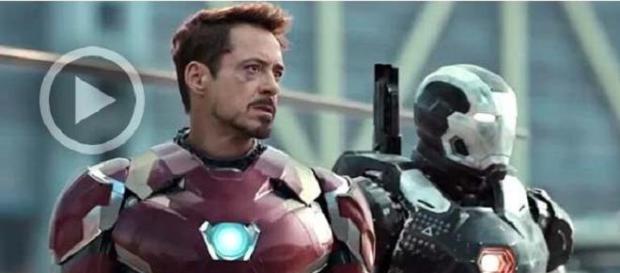 Iron-Man y War Machine se preparan para la batalla Iron-Man y War Machine se preparan para la batalla