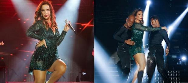 Ivete Sangalo liga para Anitta durante show Ivete Sangalo liga para Anitta durante show