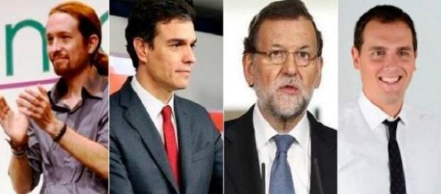 Los líderes de los partidos más votados Los líderes de los partidos más votados