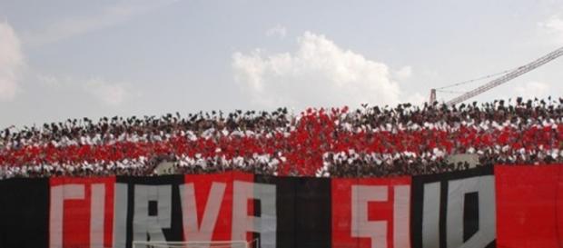 Curva sud Foggia, foto del sito FoggiaToday Curva sud Foggia, foto del sito FoggiaToday