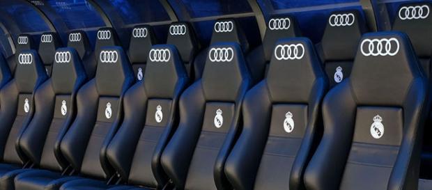 El banquillo del Real Madrid en el Bernabéu El banquillo del Real Madrid en el Bernabéu