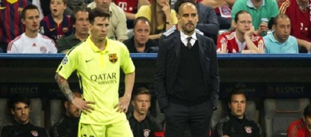 Messi und Guardiola. Bildquelle: bbc.com Messi und Guardiola. Bildquelle: bbc.com