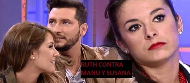 Susana junto a su novio Manu y Ruth Susana junto a su novio Manu y Ruth