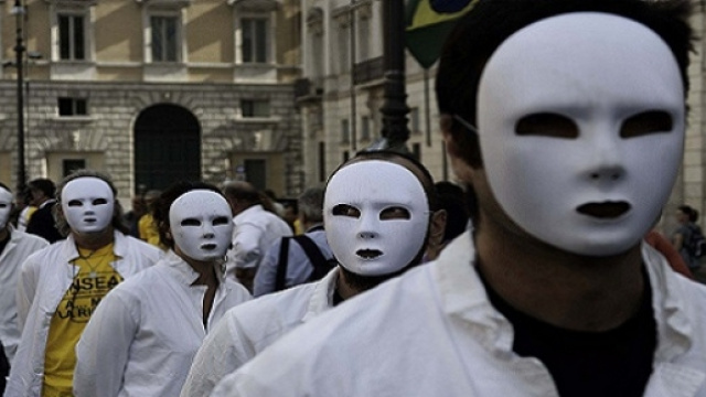 La protesta dei ricercatori universitari