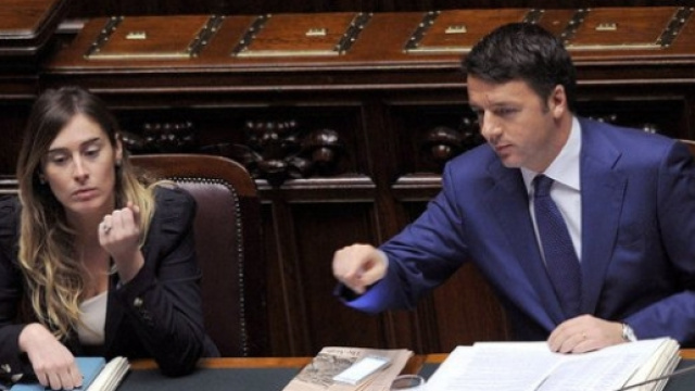Stabilit&agrave; e pensioni, Boschi e Renzi alla Camera