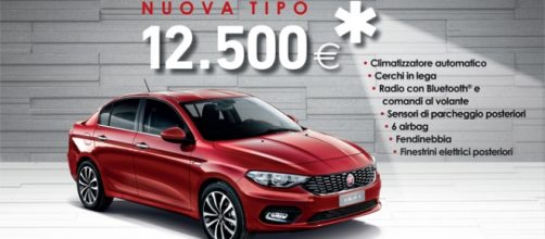 Fiat Tipo Opening Edition news 17 dicembre