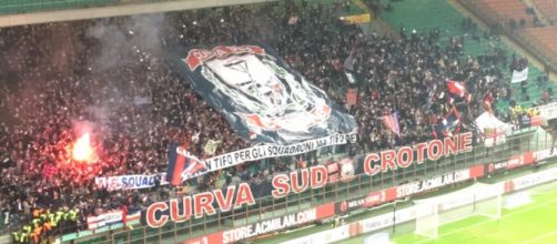 I supporters pitagorici presenti a San Siro