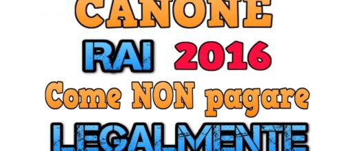 Canone Rai 2016: Autocertificazione Legale