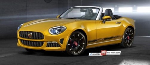 Fiat 124 Spider Abarth il render