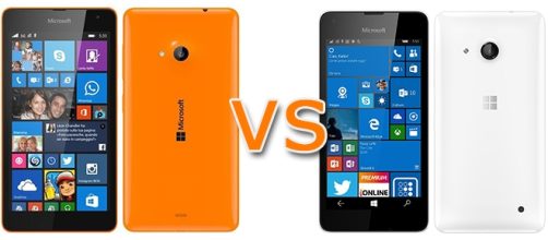 Microsoft: Lumia 535 vs Lumia 550