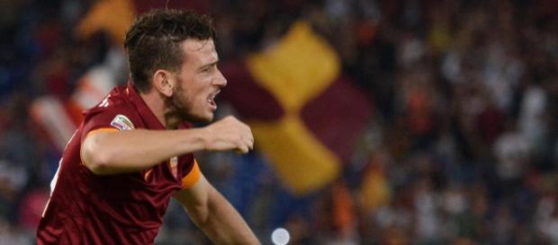 Alessandro Florenzi esulta dopo il gol Alessandro Florenzi esulta dopo il gol