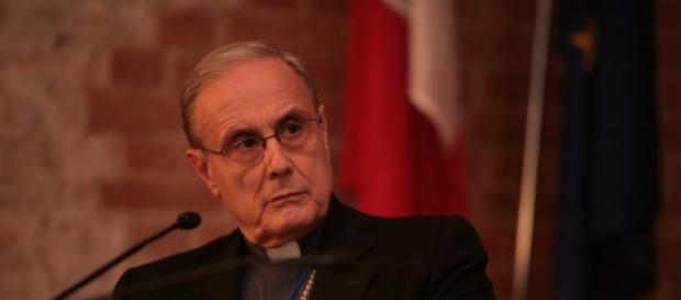 Il vescovo di Mazara del Vallo, Domenico Mogavero Il vescovo di Mazara del Vallo, Domenico Mogavero
