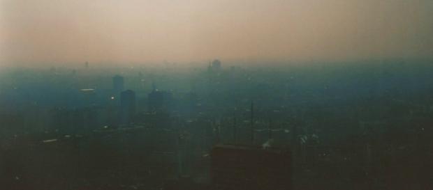 Una Milano completamente avvolta dallo smog. Una Milano completamente avvolta dallo smog.
