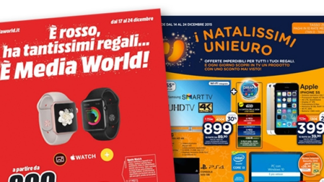 Offerte smartphone volantini Mediaworld e Unieuro