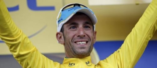 Vincenzo Nibali in giallo al Tour de France