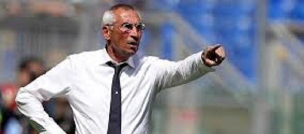 Edy Reja, mister dell'Atalanta (foto da Sky Sport) Edy Reja, mister dell'Atalanta (foto da Sky Sport)