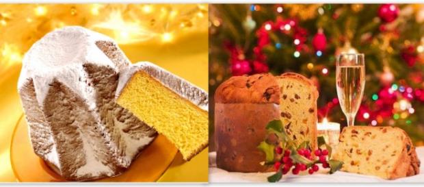 Panettone and Pandoro, Italian Christmas Cakes Panettone and Pandoro, Italian Christmas Cakes