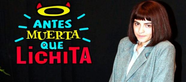 Maite Perroni como a feia Lichita. Maite Perroni como a feia Lichita.