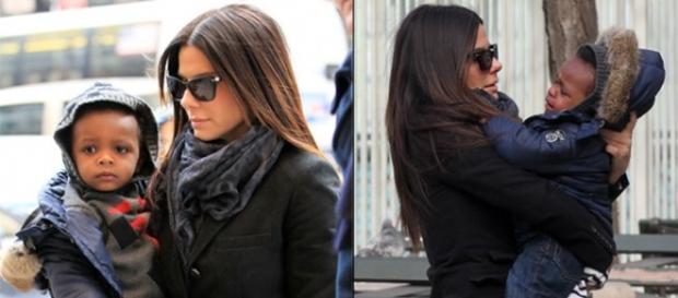 Sandra Bullock já tinha adotado um menino em 2010. Sandra Bullock já tinha adotado um menino em 2010.